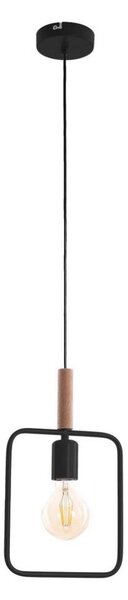 Lampadario a sospensione con filo FRAME 1xE27/60W/230V nero