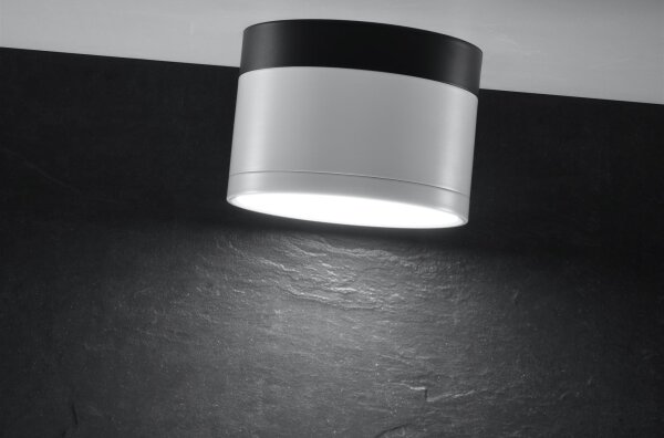 Faretto LED TUBA LED/9W/230V bianco/nero