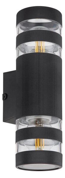 Globo 78260S - Applique da parete HAYES 2xE27/10W/230V nero