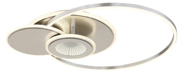 Globo 68278-24 - LED dimmerabile plafoniera BELTRAN LED/24W/230V argento + telecomando