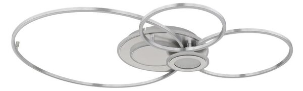 Globo 68278-36 - plafoniera LED dimmerabile BELTRAN LED/36W/230V argento+telecomando