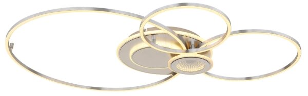 Globo 68278-36 - plafoniera LED dimmerabile BELTRAN LED/36W/230V argento+telecomando