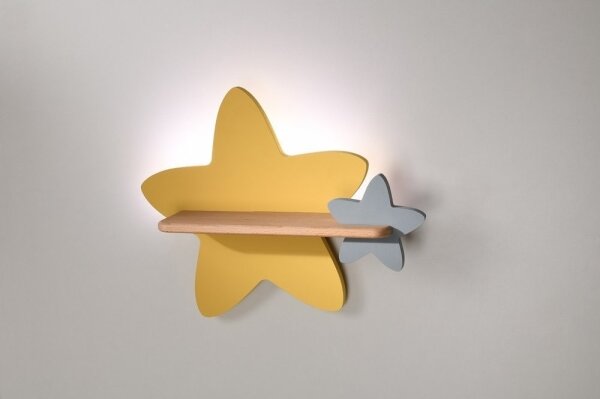 Applique LED per bambini con mensola STAR LED/5W/230V