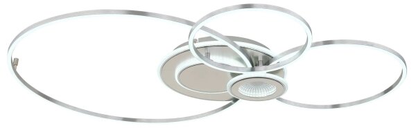 Globo 68278-36 - plafoniera LED dimmerabile BELTRAN LED/36W/230V argento+telecomando