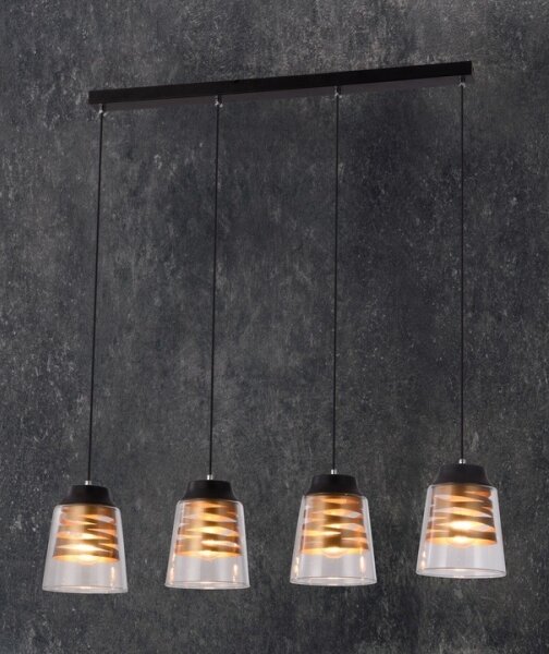 Lampadario fisso FRESNO 4xE27/60W/230V