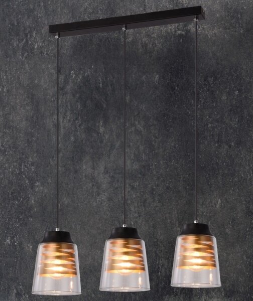 Lampadario su filo FRESNO 3xE27/60W/230V