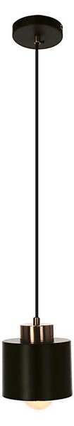 Lampadario a sospensione con filo OLENA 1xE27/60W/230V nero