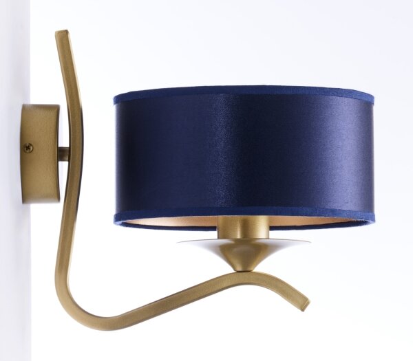 Jupiter 2115 - Lampada da parete KASZMIR 1xE27/15W/230V blu/oro