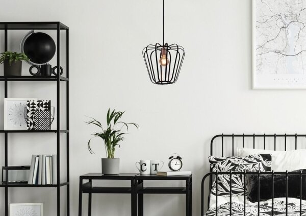 Lampadario su filo JONAS 1xE27/40W/230V