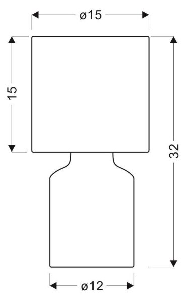 Lampada da tavolo INER 1xE14/40W/230V rosa