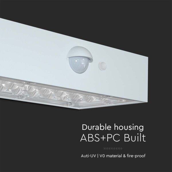 Applique a LED solare con sensore LED/3W/3,7V 3000K/4000K IP65 bianco