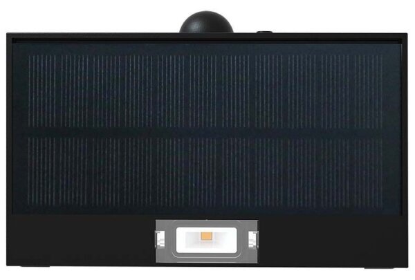 Applique a LED solare con sensore LED/3W/3,7V 3000K/4000K IP65 nero