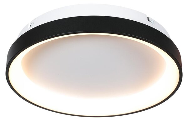 Mexlite - plafoniera - Circolare - nero - plastica metallo - Ø 38cm - LED - 4207ZW