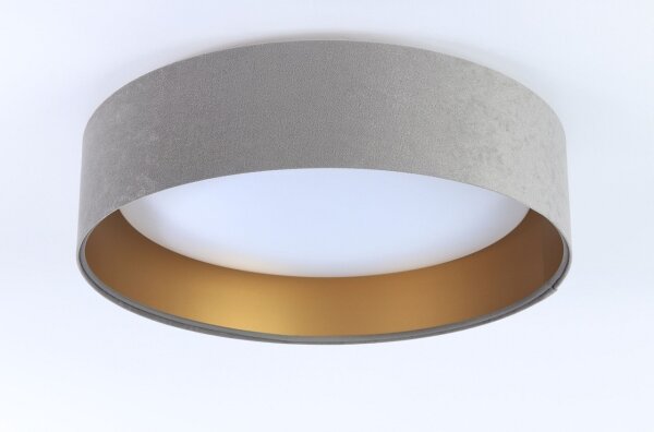 Plafoniera LED GALAXY LED/24W/230V grigio/oro