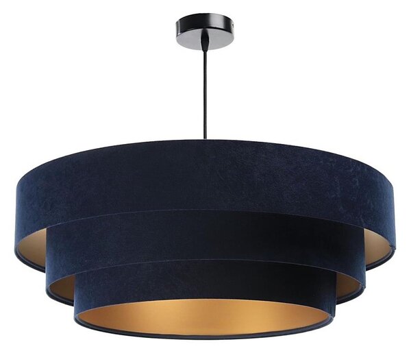 Lampadario su filo TRINITI 1xE27/60W/230V blu/giallo