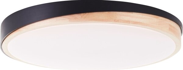 Brilliant - Plafoniera LED dimmerabile BAARLO LED/36W/230V diametro 50 cm nero + +TC