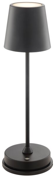 Brilliant - Lampada da tavolo LED ricaricabile dimmerabile a sfioramento ELORA LED/2,5W/5V 2700K IP44 nera