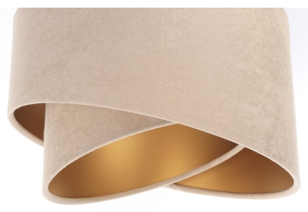 Lampadario su corda GALAXY 3xE27/60W/230V beige/oro