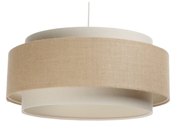 Lampadario a sospensione con filo DOBLO 1xE27/60W/230V beige/color crema