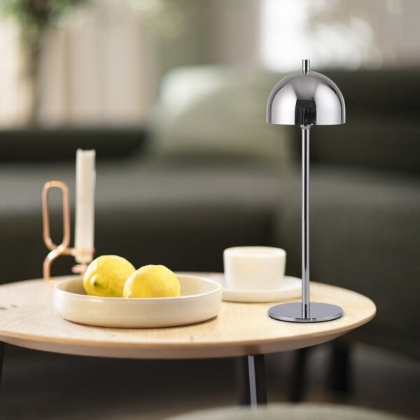 Schöner Wohnen 19244-17 - Lampada da tavolo LED dimmerabile BELLIS LED/2,5W/5V IP54 cromo