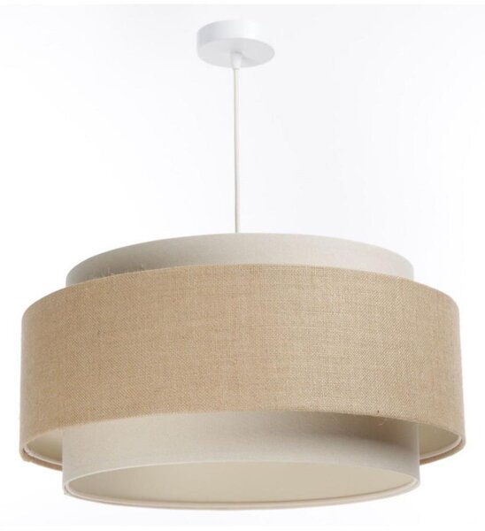 Lampadario a sospensione con filo DOBLO 1xE27/60W/230V beige/color crema
