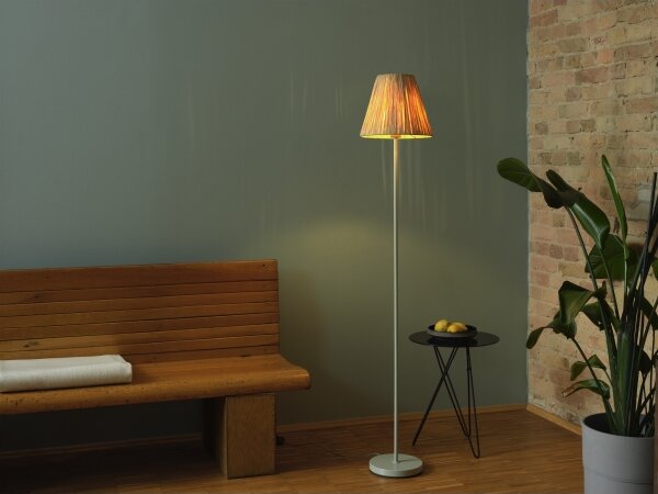 Ledvance - Lampada con piedistallo DECOR RAFFIA 1xE27/15W/230V bastone di rafia