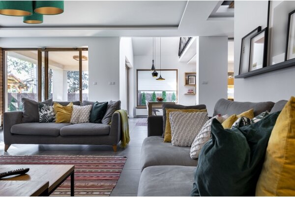 Plafoniera SPACE 3xE27/60W/230V verde/oro