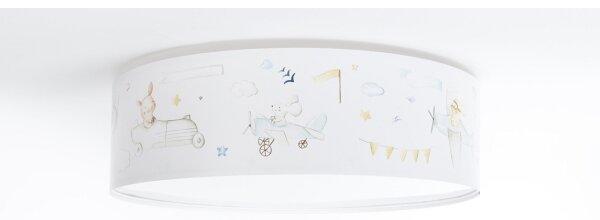 Plafoniera per bambini SWEET DREAMS 2xE27/60W/230V diametro 40 cm