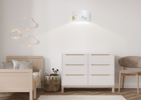 Lampadario a sospensione per bambini SWEET DREAMS 1xE27/60W/230V diametro 30 cm