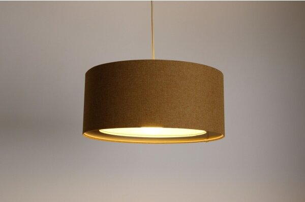 Lampadario a sospensione con filo BOHO TRINITI 1xE27/60W/230V marrone