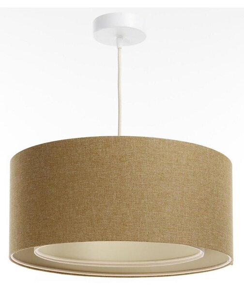 Lampadario a sospensione con filo BOHO TRINITI 1xE27/60W/230V marrone