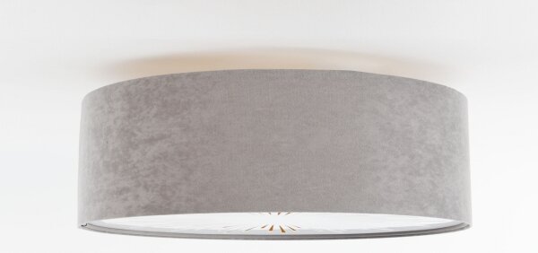 Plafoniera RAYS 2xE27/60W/230V diametro 40 cm grigio