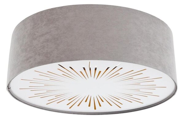 Plafoniera RAYS 2xE27/60W/230V diametro 40 cm grigio