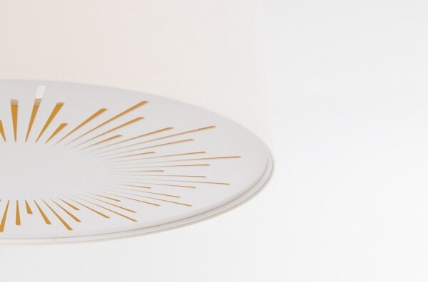Plafoniera RAYS 2xE27/60W/230V diametro 60 cm bianco