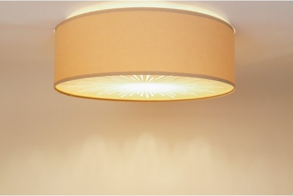 Plafoniera RAYS 2xE27/60W/230V diametro 60 cm bianco