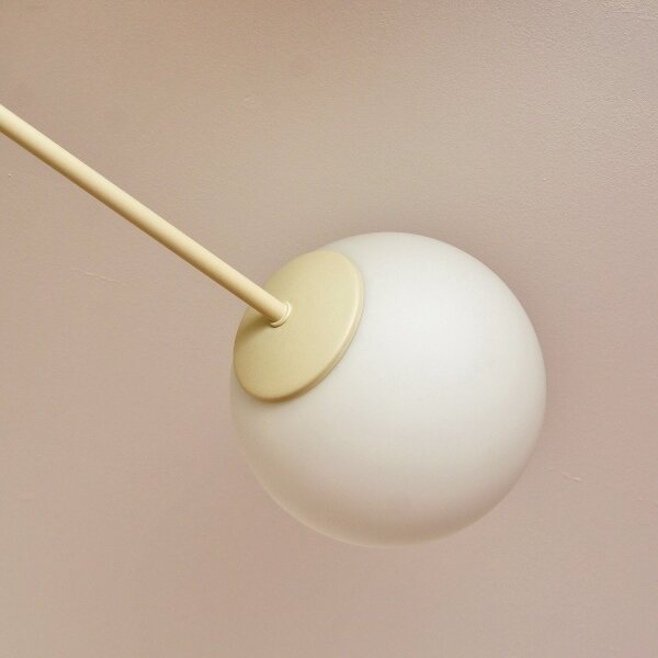 Plafoniera a soffitto MOON 4xE27/15W/230V colore crema