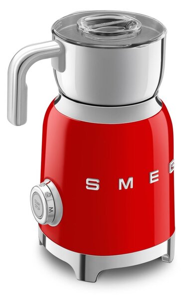 Frullino elettrico rosso per il latte Retro Style - SMEG