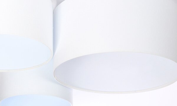 Plafoniera SPACE 3xE27/60W/230V bianco