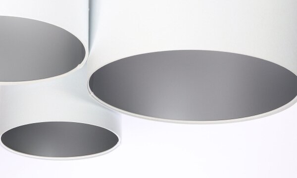 Plafoniera SPACE 3xE27/60W/230V bianco/argento