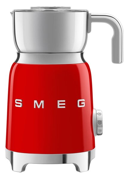 Frullino elettrico rosso per il latte Retro Style - SMEG