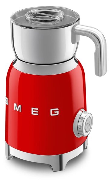 Frullino elettrico rosso per il latte Retro Style - SMEG