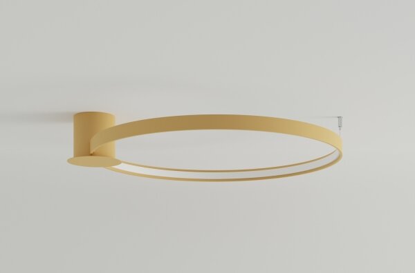 Thoro TH.224 - Plafoniera LED RIO LED/50W/230V CRI90 3000K diametro 78 cm oro