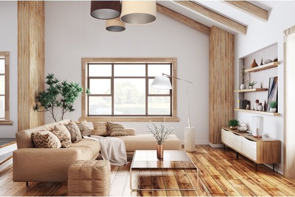Plafoniera SPACE 3xE27/60W/230V color crema/marrone/beige