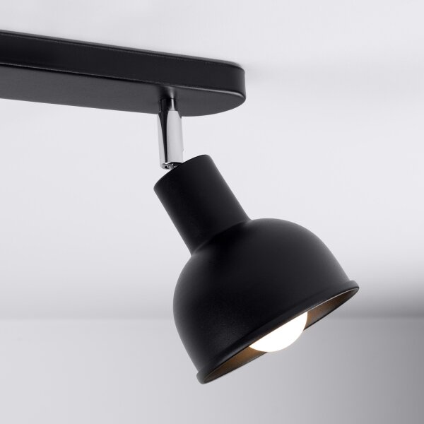 Sollux SL.1317 - Faretto ELBA 2xE27/15W/230V nero