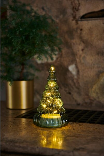 Decorazione luminosa verde ø 10 cm Lucy - Sirius