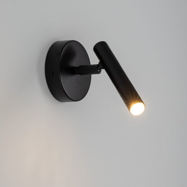 Luce Spot da parete STALACTITE 1xG9/2,5W/230V nero