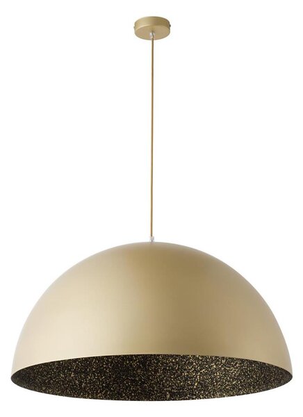 Lampadario a sospensione con filo SFERA 1xE27/60W/230V diametro 50 cm oro/nero