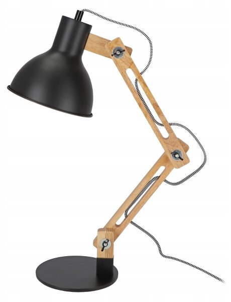 Lampada da tavolo 1xE27/40W/230V nera