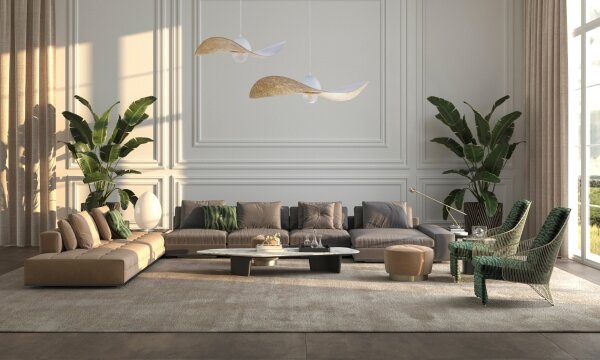 Lampadario a sospensione con filo KAPELLO 1xE27/60W/230V diametro 76 cm bianco/oro