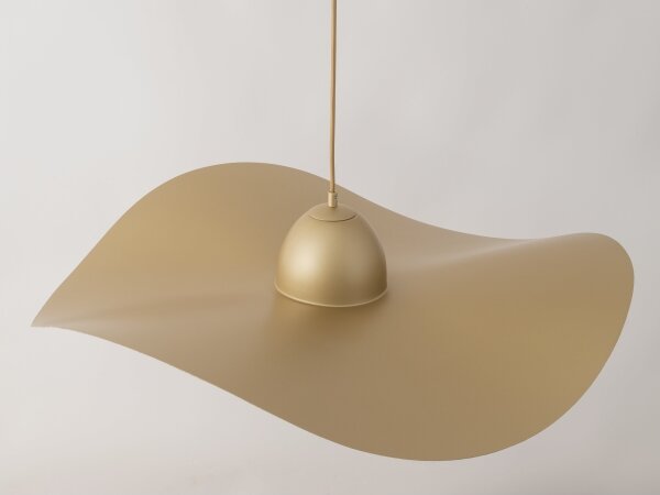 Lampadario a sospensione con filo KAPELLO 1xE27/60W/230V diametro 76 cm oro
